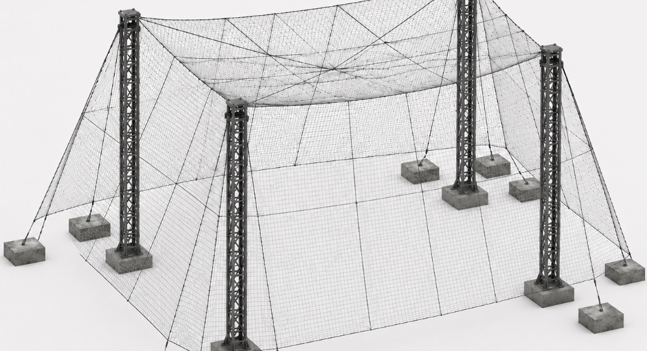 Anti‑Drone Steel Rope Mesh