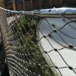 Sloped Play Mound Timber Post Stainless Cable Mesh Balustrade Natural Playground Project