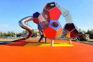 Project Theme: Modular Hexagonal Honeycomb Stainless Mesh Climbing Playground