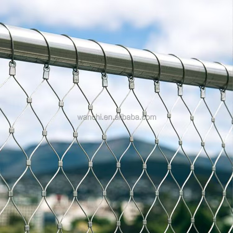Stainless Steel Rope Mesh Railing